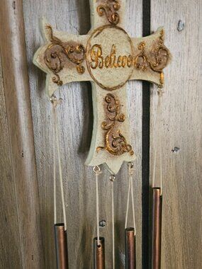 Cross Wind Chime - Inspirational Garden & Porch Decor